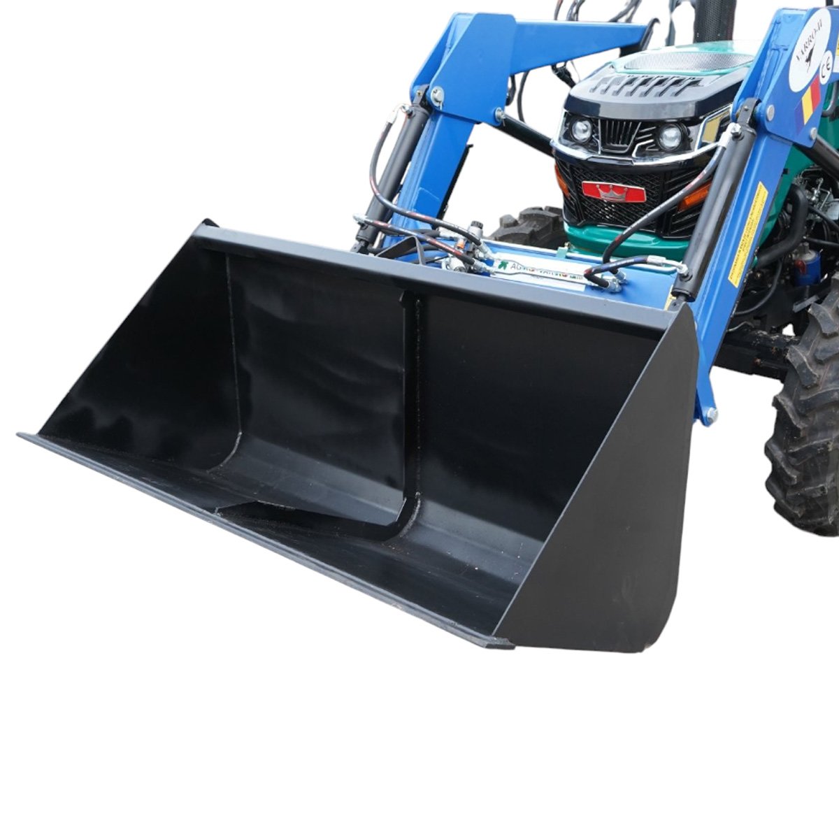 Tractor 60CP 4x4 cu semicabina, incarcator frontal hidraulic, cupa 1400mm KONIG 604 – imagine 8
