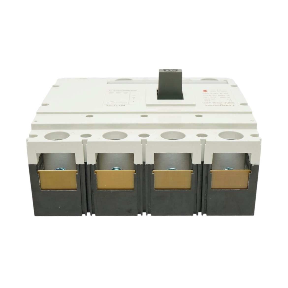 Intrerupator automat de putere MCCB 4P 400V AC, 630A, 65kA, reglabil 630-830A SRM1E-800M/4300 Longroad – imagine 5