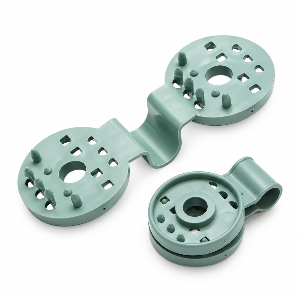 Set 20 cleme clips rotunde fixare plasa de umbrire Breckner Germany