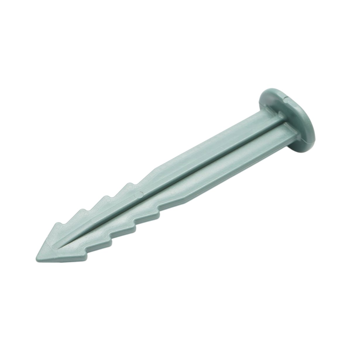 Set 50 cuie tarusi plastic verzi 15cm tip harpon pentru fixare folie protectie Breckner Germany – imagine 3