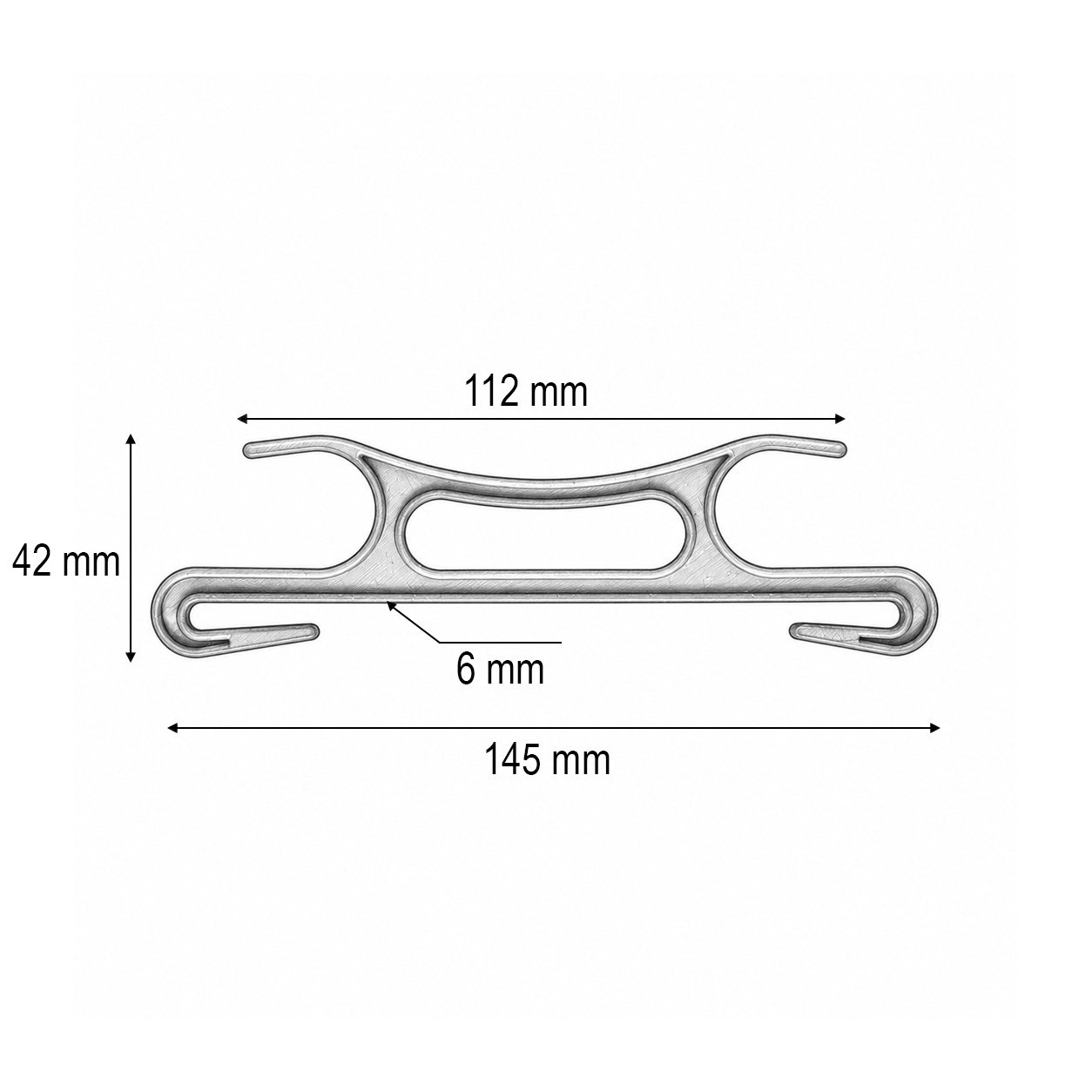 Set 50 carlige mosor negre sustinere ata palisare plante sera Breckner Germany – imagine 4