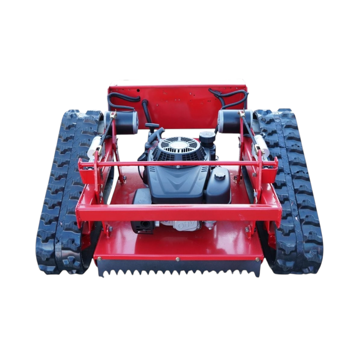 Robot de tuns iarba pe senile cu telecomanda, motor Loncin 9CP, 224cc, latime de taiere 550mm THOR – imagine 2