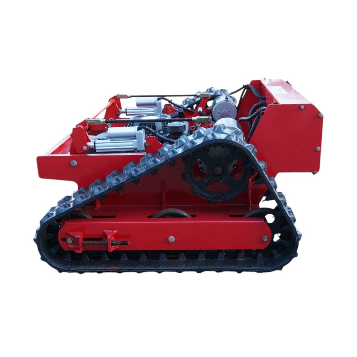 Robot de tuns iarba pe senile cu telecomanda, motor Loncin 9CP, 224cc, latime de taiere 550mm THOR – imagine 3