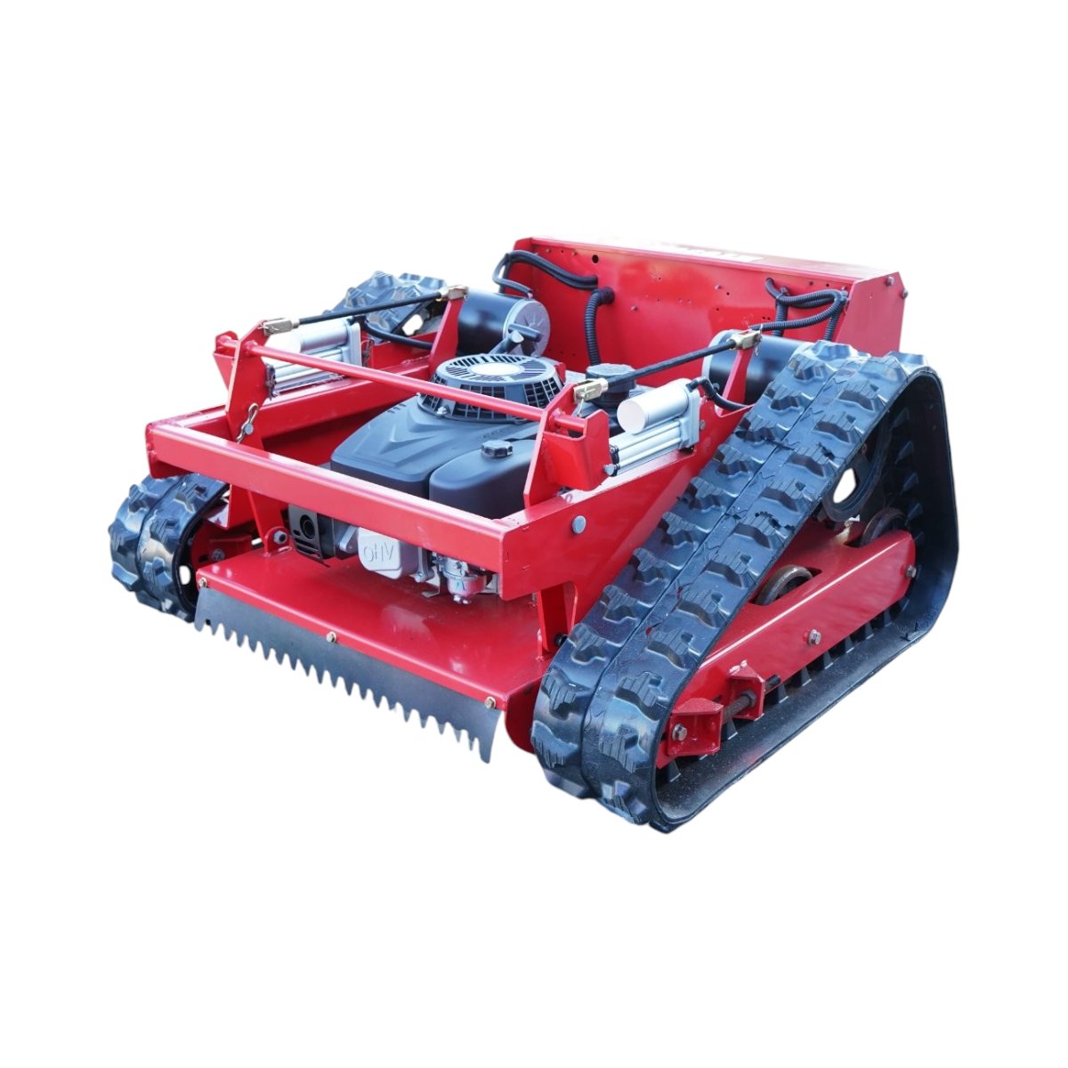 Robot de tuns iarba pe senile cu telecomanda, motor Loncin 9CP, 224cc, latime de taiere 550mm THOR – imagine 4