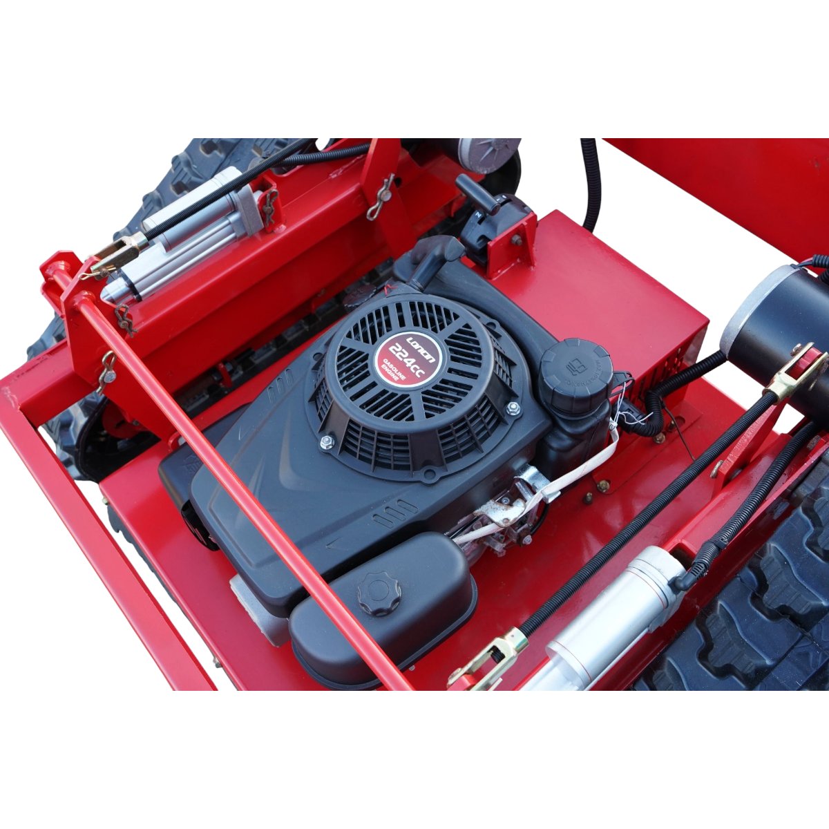 Robot de tuns iarba pe senile cu telecomanda, motor Loncin 9CP, 224cc, latime de taiere 550mm THOR – imagine 8