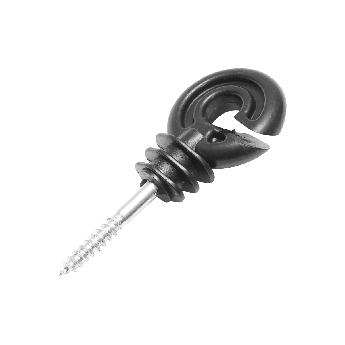 Izolator inelar material PP negru mat 88x38mm gard electric Breckner Germany – imagine 2