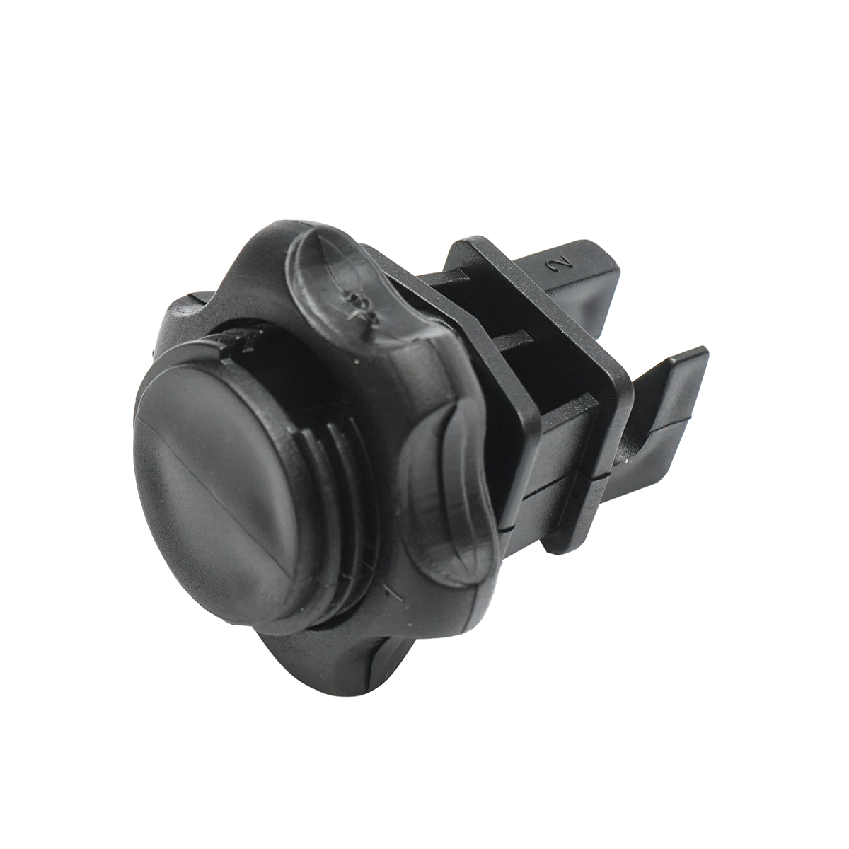 Izolator prindere cu filet negru pentru stalp metalic gard electric Breckner Germany – imagine 4