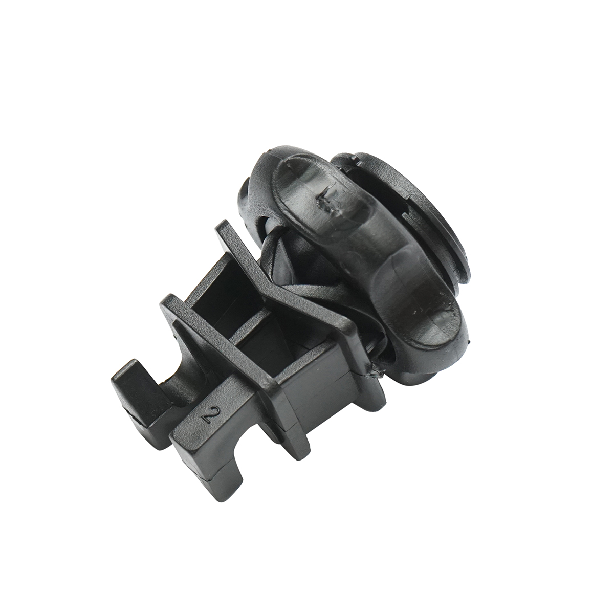 Izolator prindere cu filet negru pentru stalp metalic gard electric Breckner Germany – imagine 5