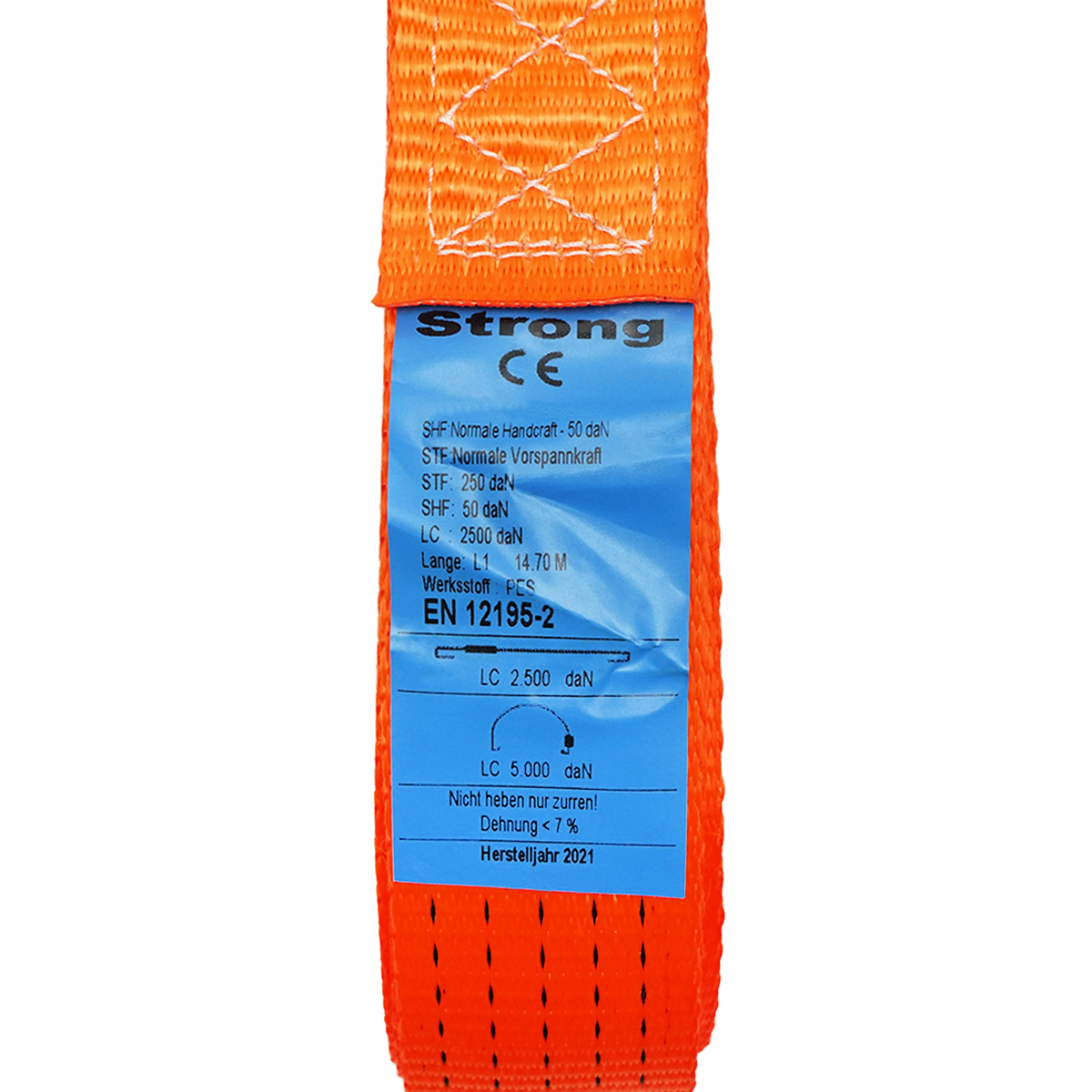 Chinga ancorare marfa 15mx50mm 5T (clichet simplu) – imagine 6