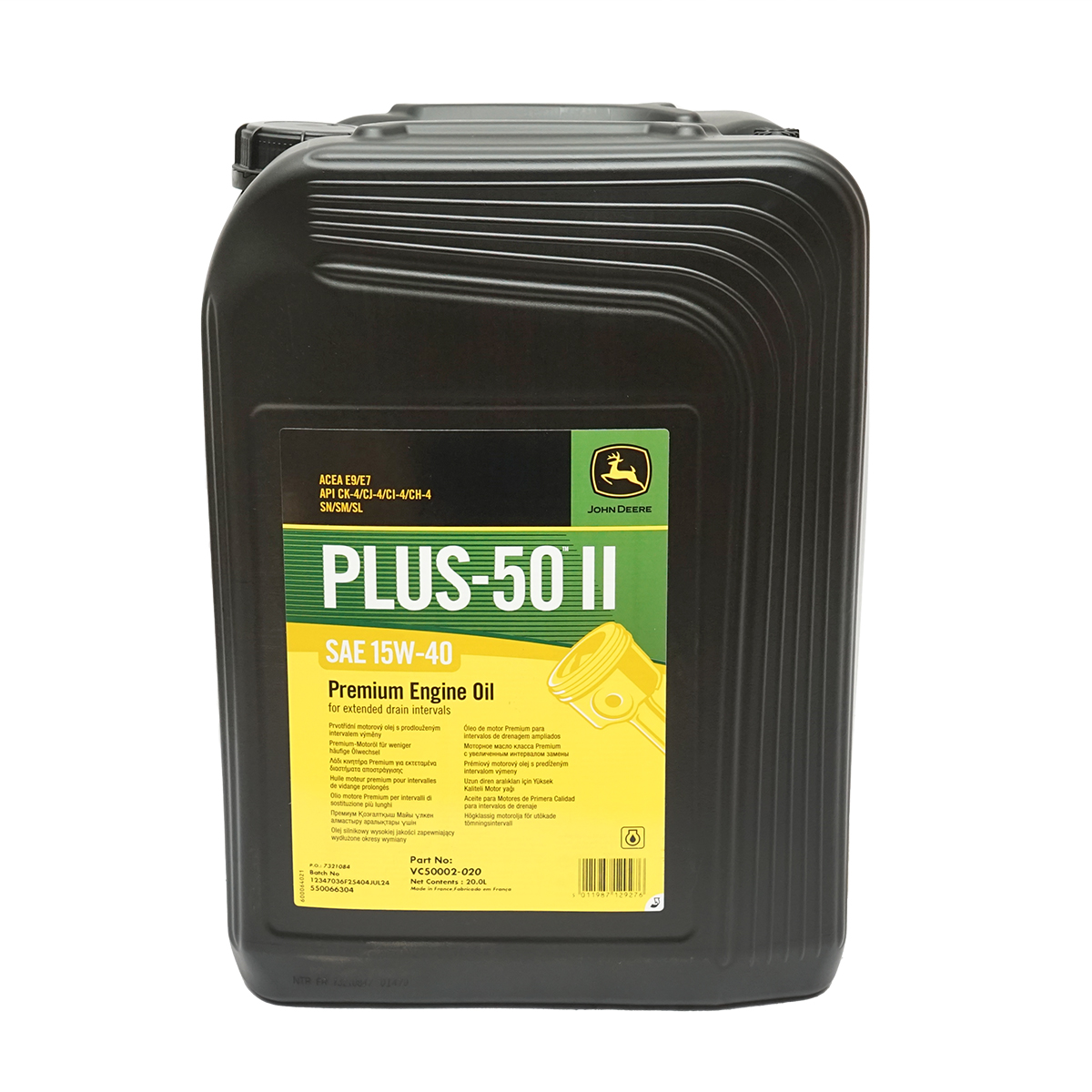 Ulei Motor John Deere Plus-50 II 15W40 E9 20L