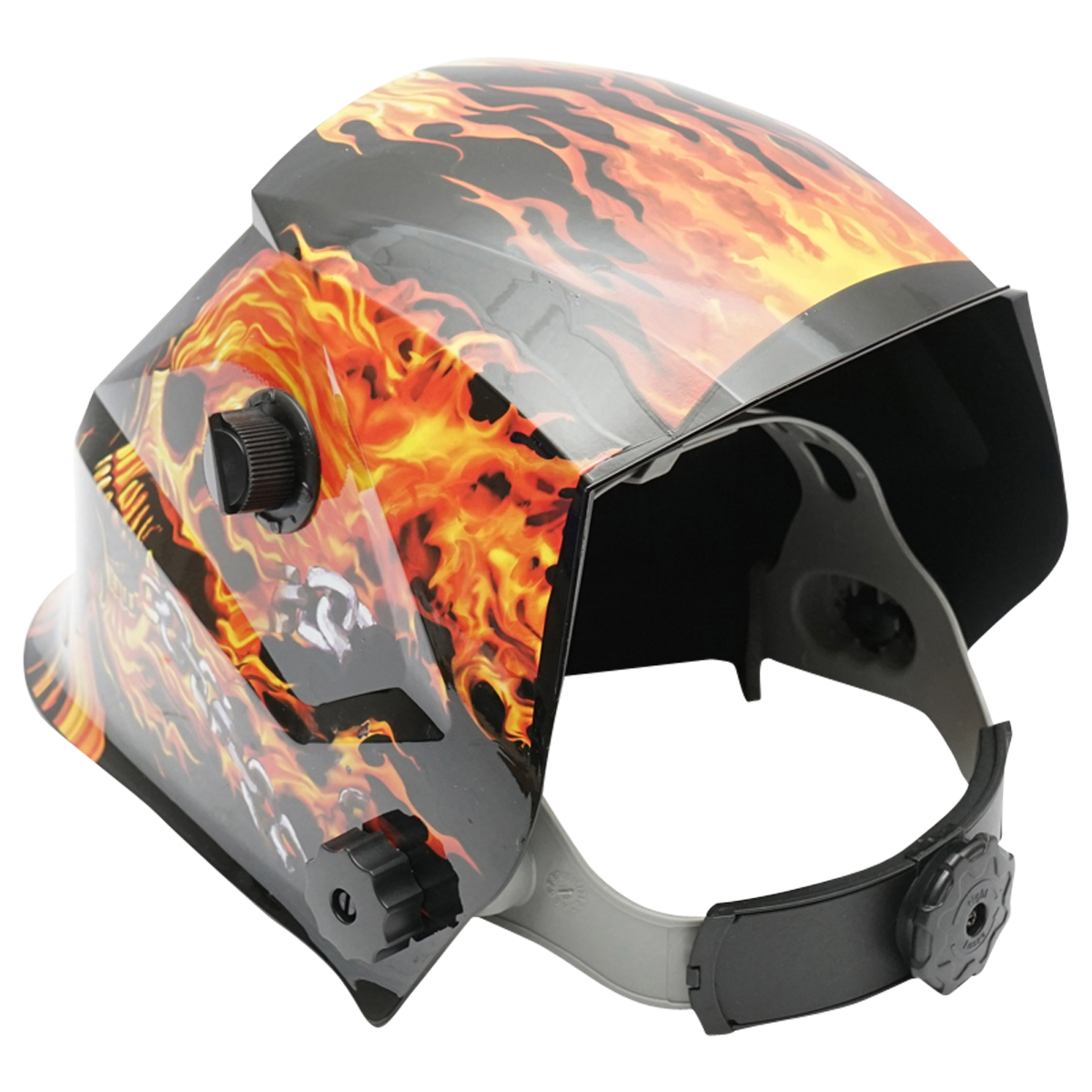 Masca de sudura automata Breckner Germany Fire Skeleton – imagine 4