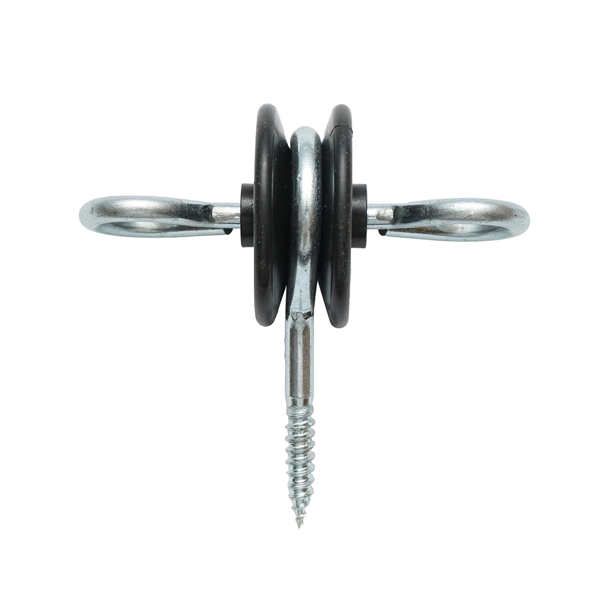 Izolator din otel inoxidabil cu ancorare dubla 5.9mm 90x86mm gard electric Breckner Germany – imagine 3