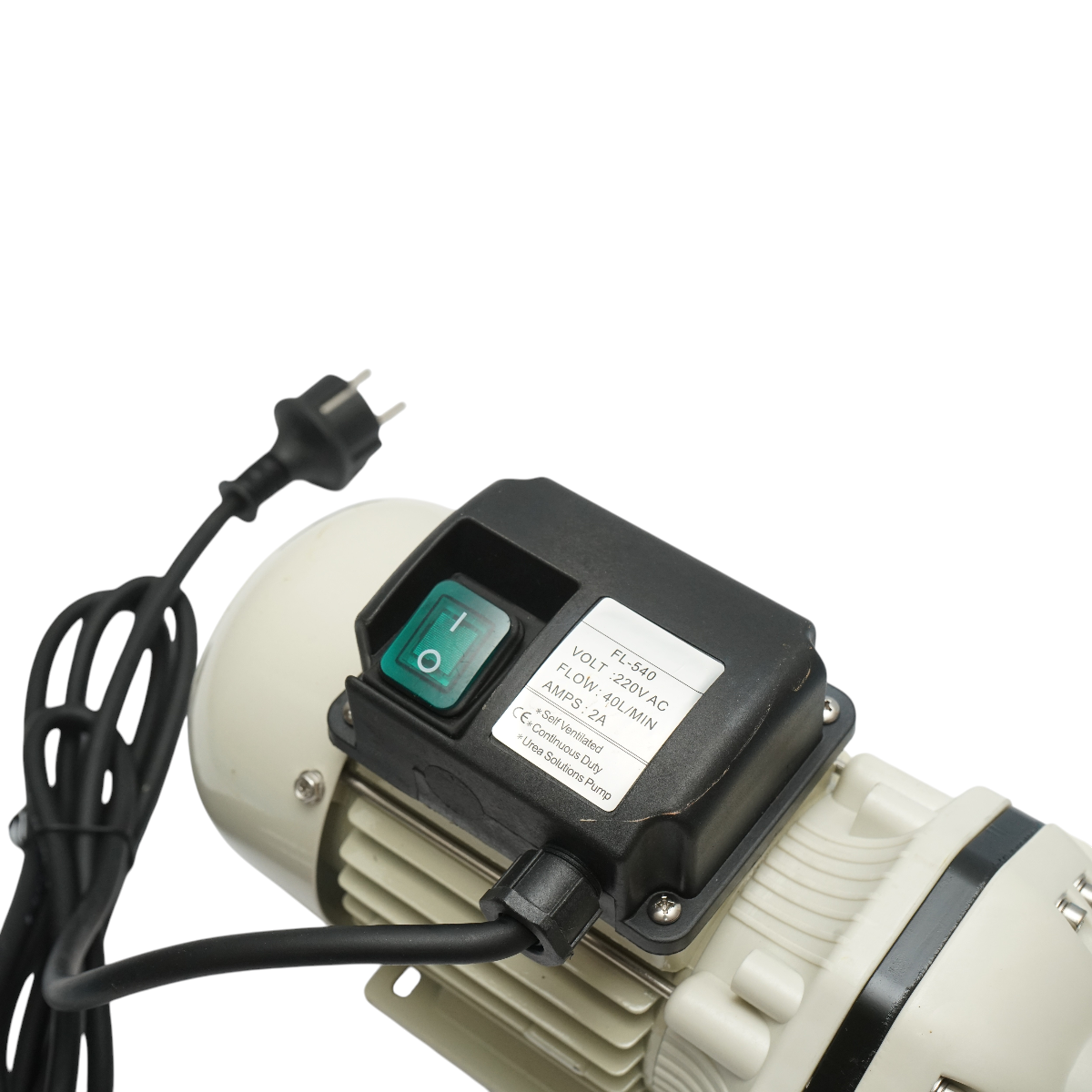 Pompa transfer solutie uree 220V, 330W, debit 40L/min cu furtun si pistol IP55 Breckner Germany – imagine 6