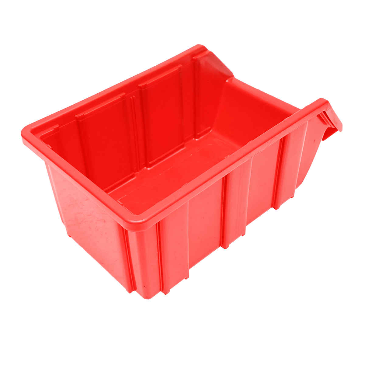 Cutie plastic depozitare 175x317x148mm rosie – imagine 2