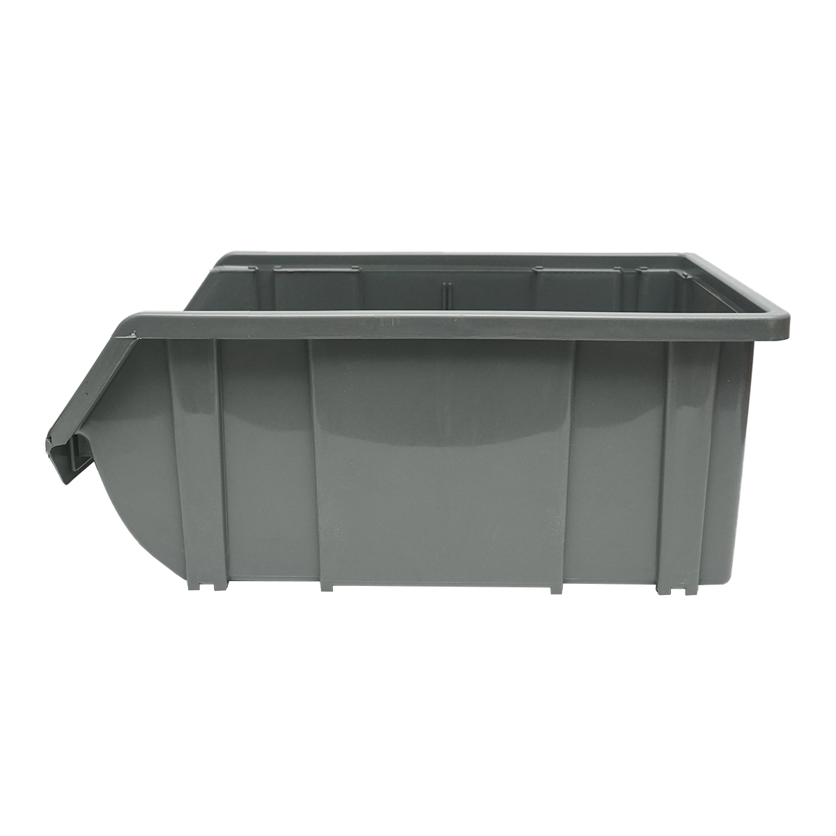 Cutie plastic depozitare 226x390x167mm gri – imagine 3