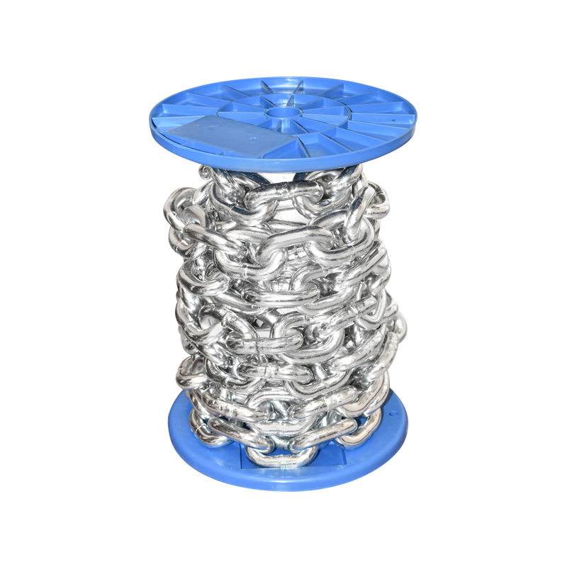 Lant electrogalvanizat DIN766 fi13 5m/rola tambur plastic