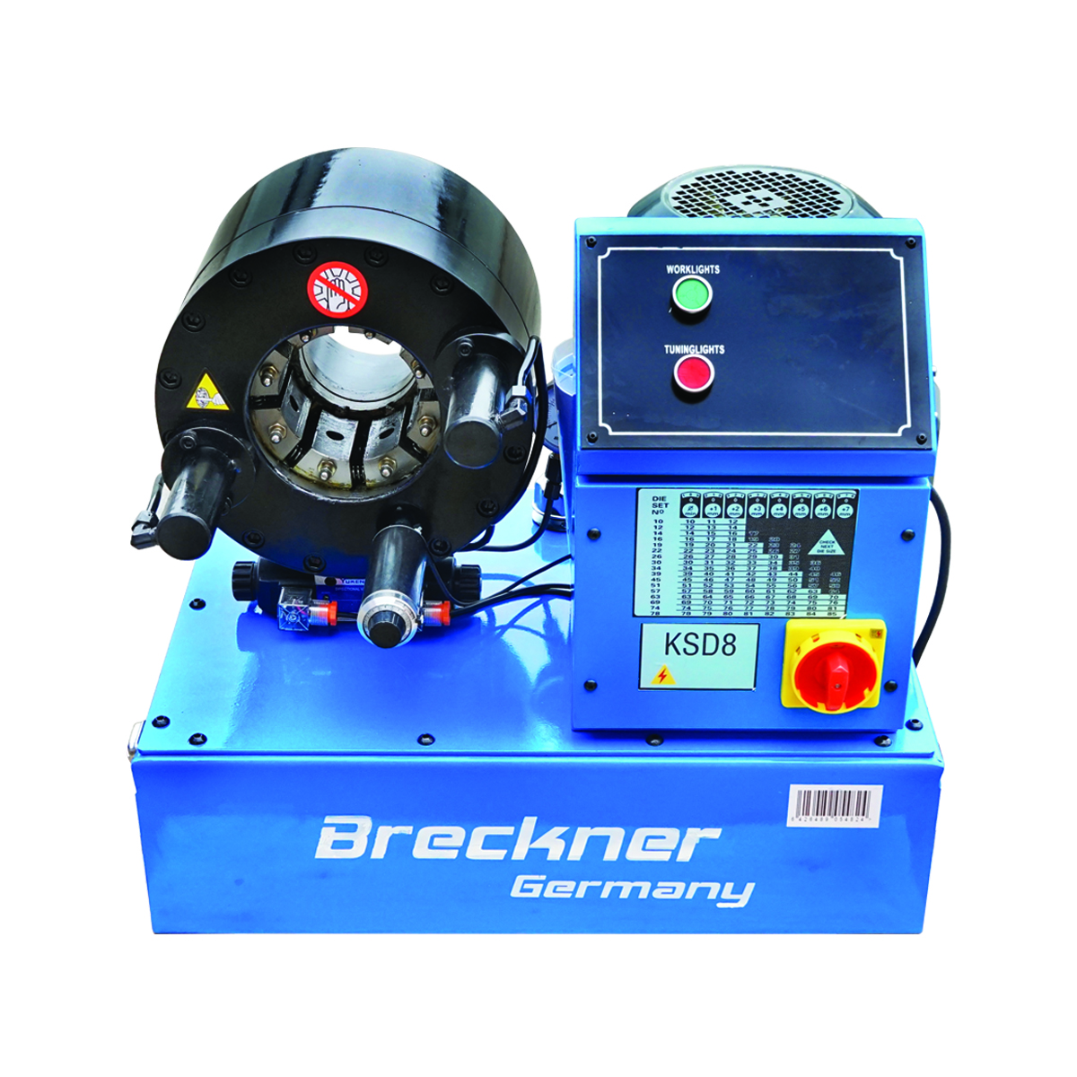 Masina de sertizat furtunuri hidraulice fi6-51mm 220V 3kW cu schimbare rapida Breckner Germany