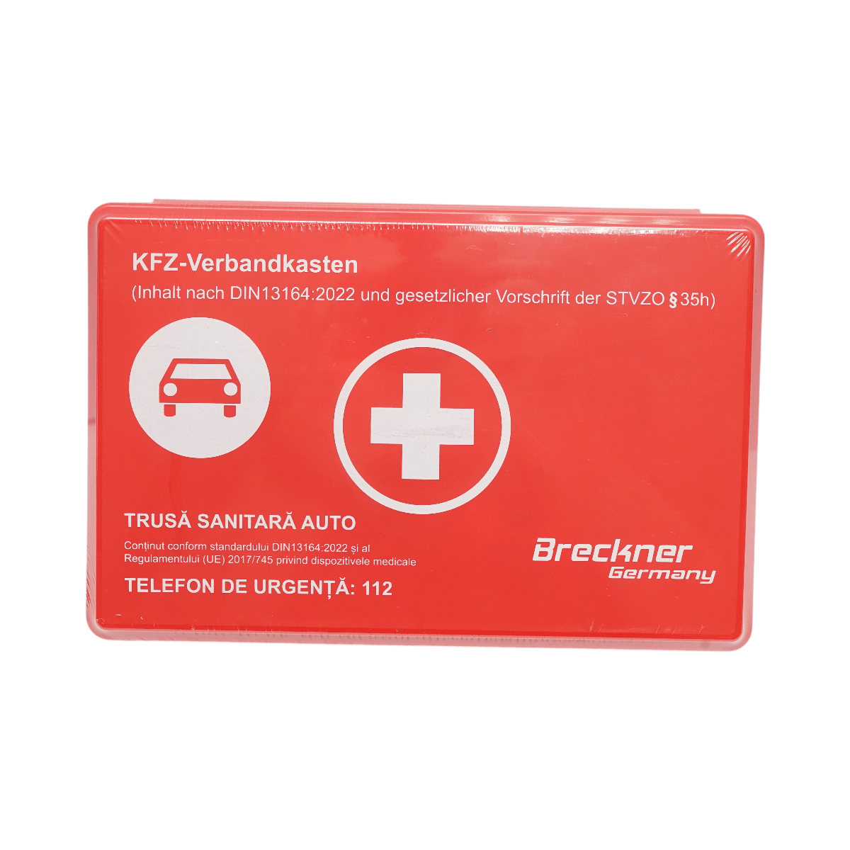 Trusa sanitara auto de prim ajutor (Data expirarii produselor sterile 28 aprilie 2030)