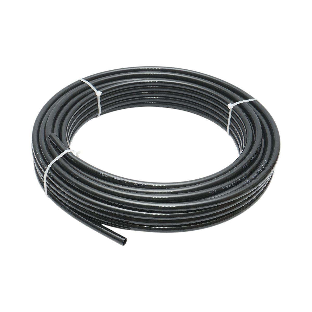 Tub aer poliamida negru 12x9mm 25m/rola