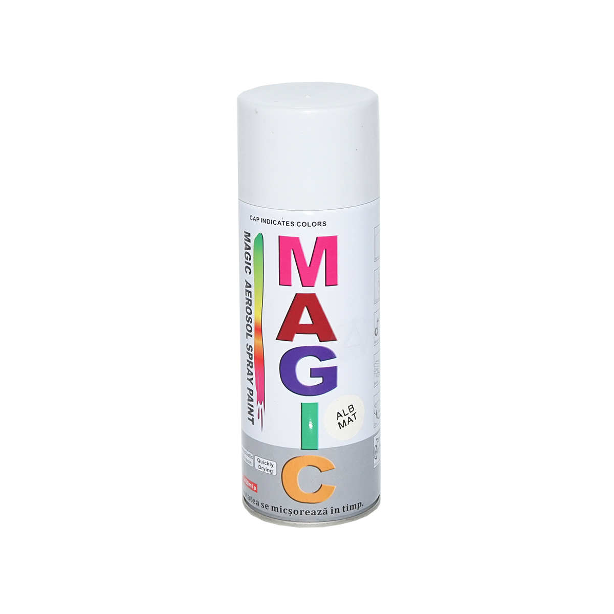 Spray vopsea MAGIC alb mat 007 400ml