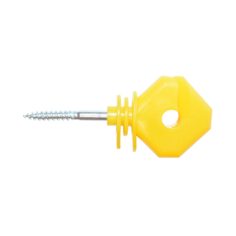 Izolator premium tip romb galben pentru gard electric Breckner Germany – imagine 2