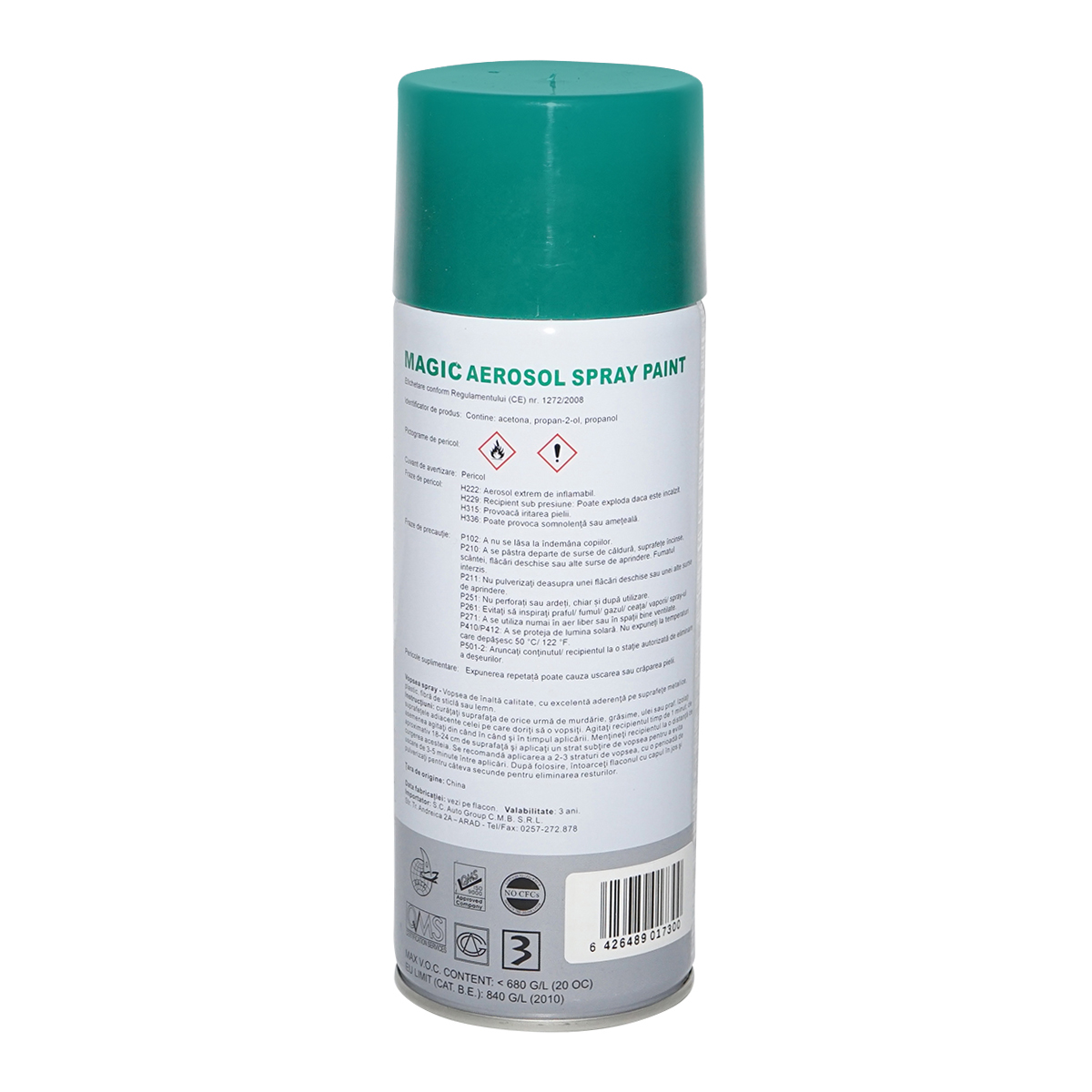 Spray vopsea Magic verde 6016 400 ml – imagine 2