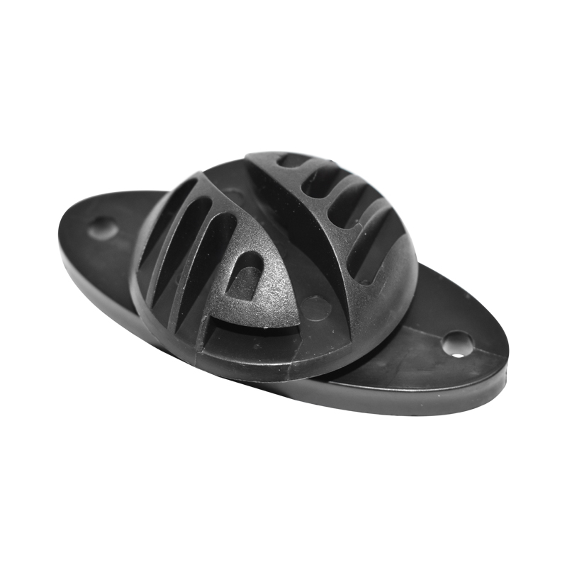 Izolator plat negru 70x40mm pentru gard electric Breckner Germany – imagine 2