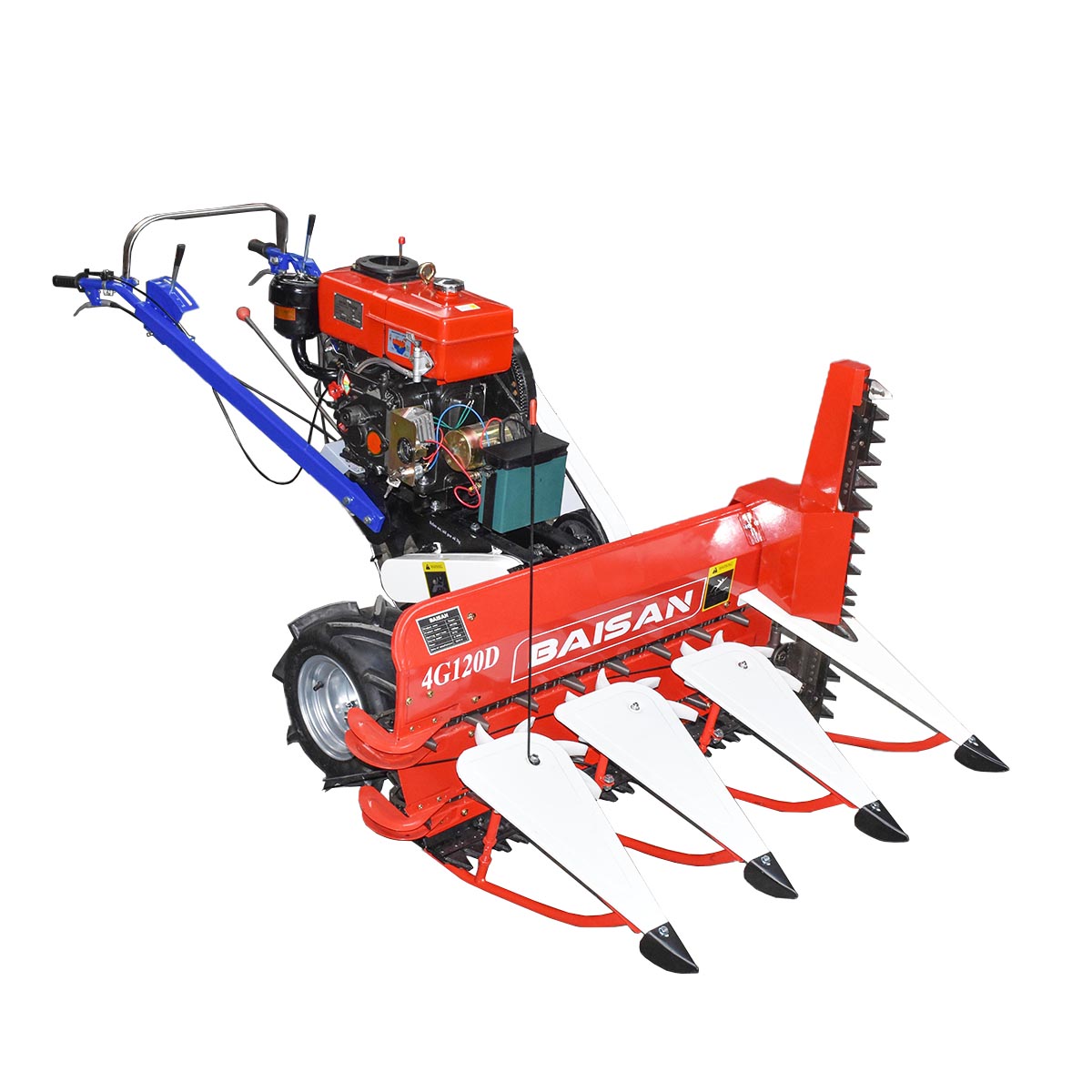 Motocultor pe motorina 6CP cu cositoare combinata latime de lucru 1000mm Baisan