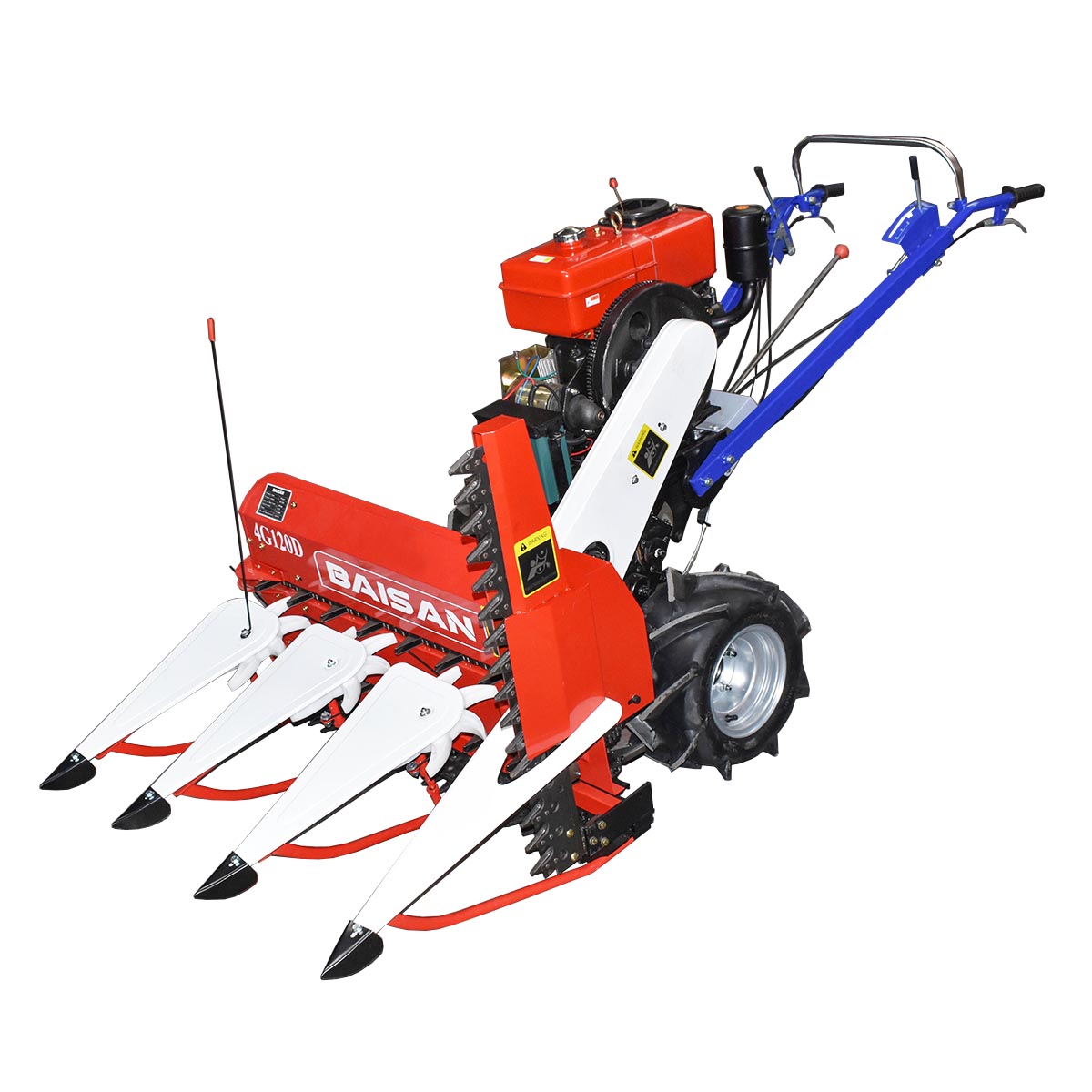Motocultor pe motorina 6CP cu cositoare combinata latime de lucru 1000mm Baisan – imagine 3