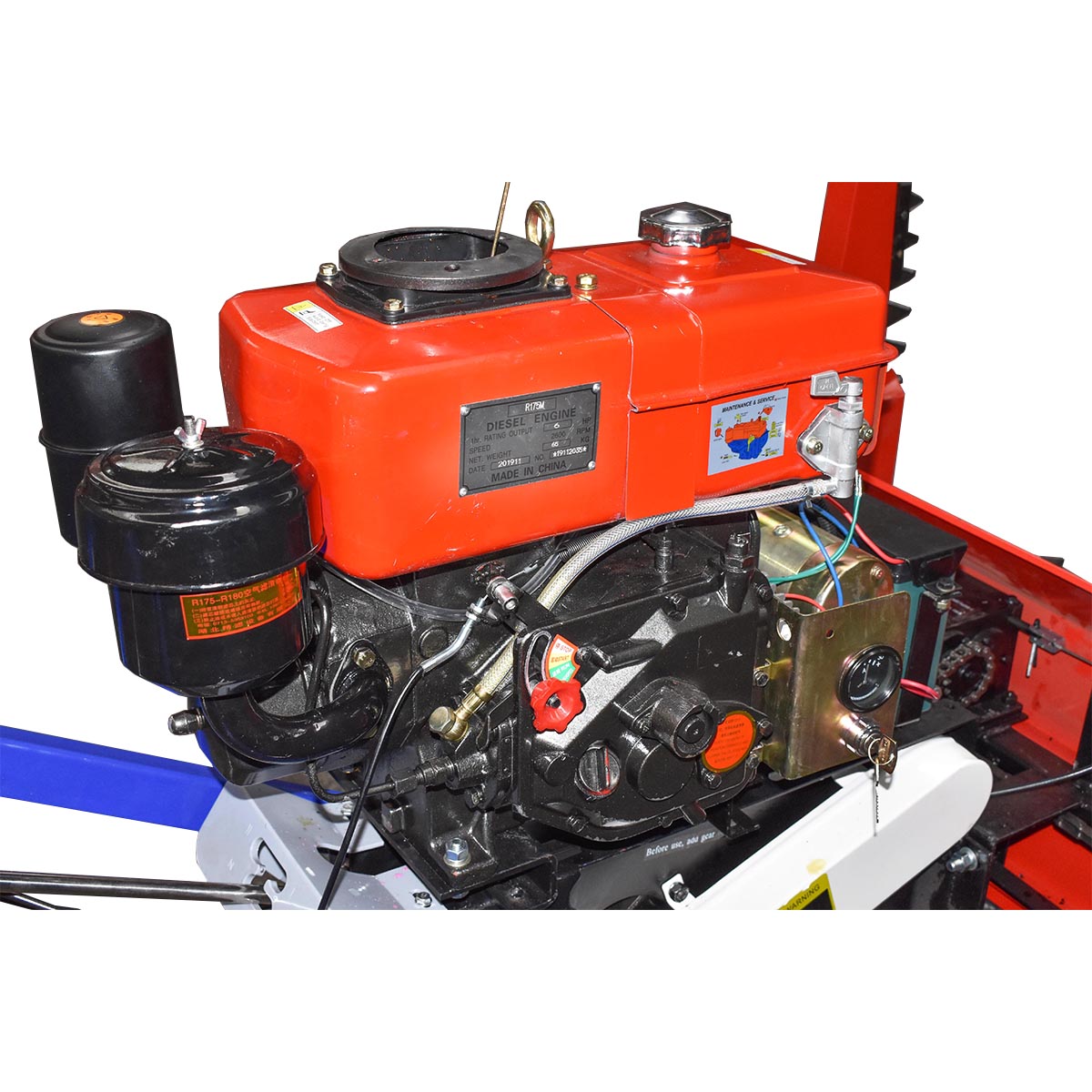 Motocultor pe motorina 6CP cu cositoare combinata latime de lucru 1000mm Baisan – imagine 9