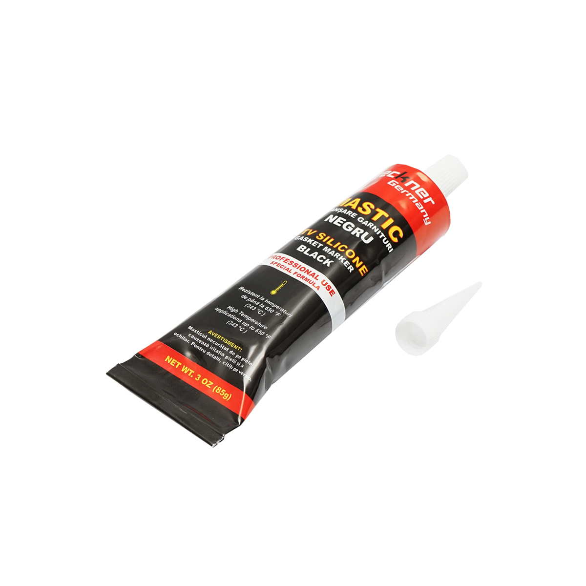 Silicon etansare garnituri negru 85g pentru temperaturi inalte 343 grade – imagine 2