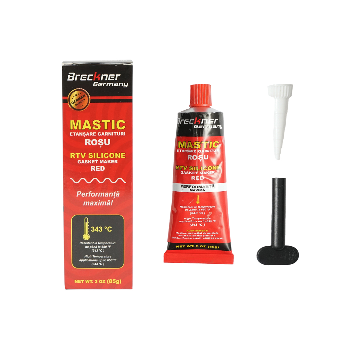 Silicon etansare garnituri rosu 85g temp. inalte 343 grade