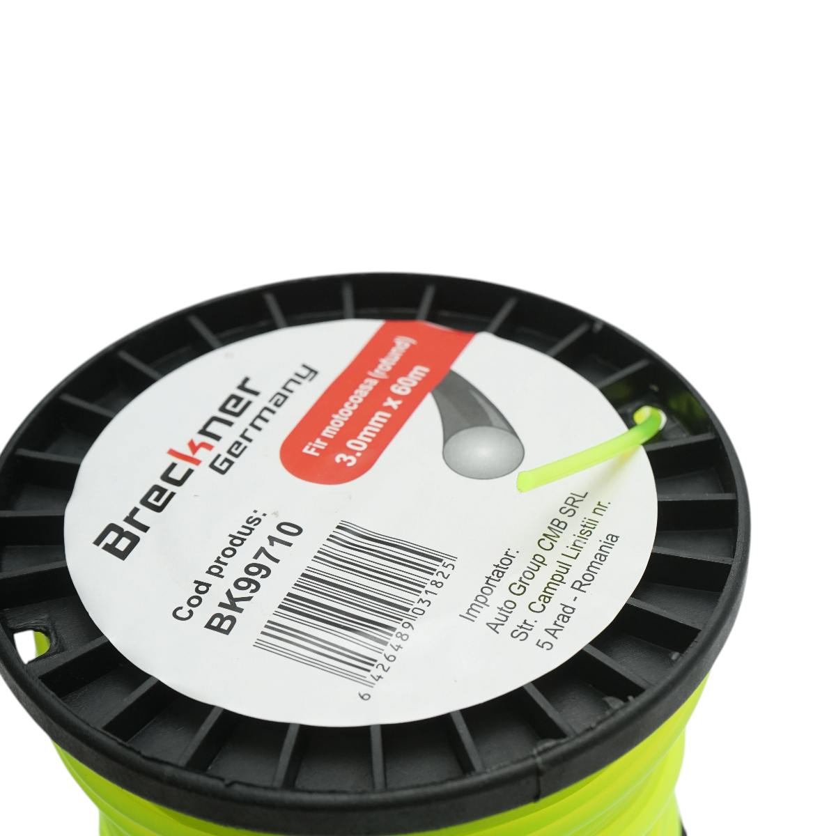 Fir rotund motocoasa 3mm x 60m Breckner Germany – imagine 3