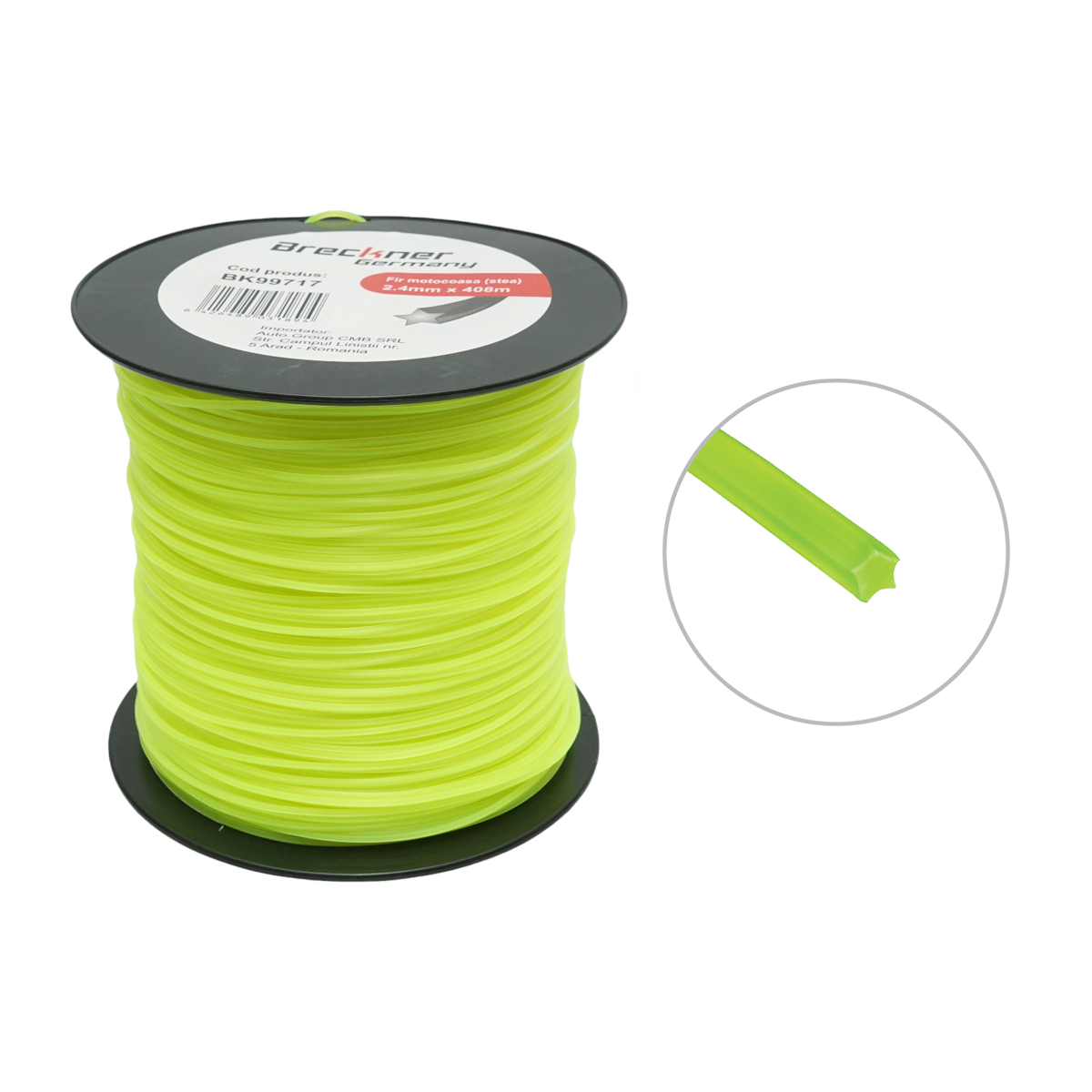 Fir stea motocoasa 2.4mm x 408m Breckner Germany