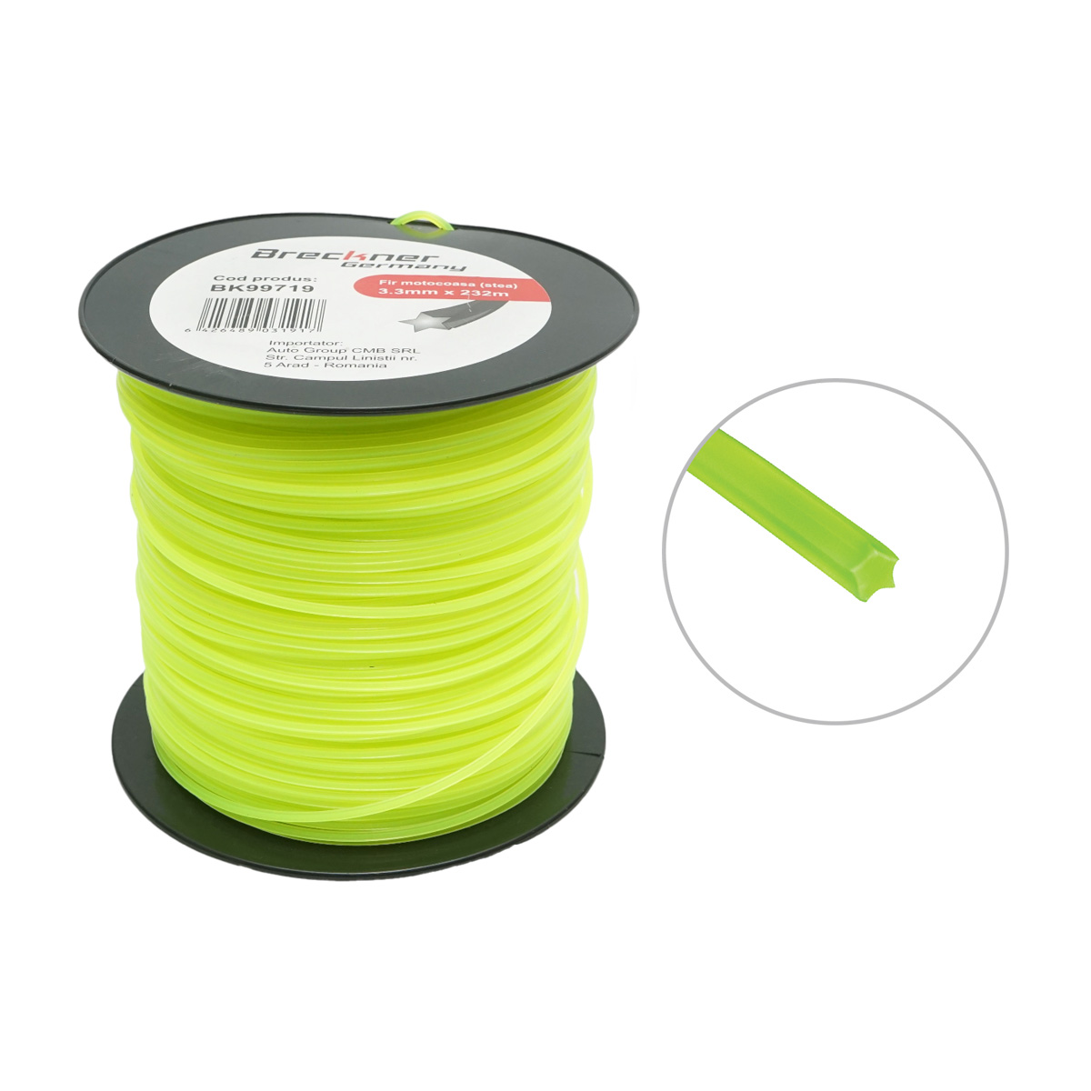 Fir stea motocoasa 3.3mm x 232m Breckner Germany