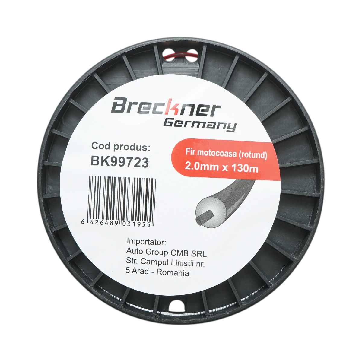 Fir rotund motocoasa 2mm x 130m cu intaritura Breckner Germany – imagine 3