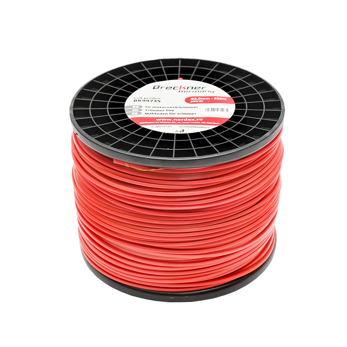 Fir patrat pentru motocoasa, 3 mm x 232 m Breckner Germany – imagine 2