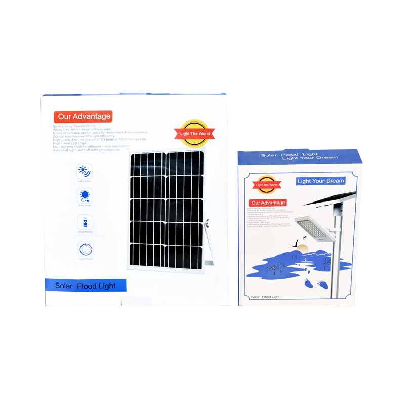 Proiector LED 100W cu panou solar policristalin 12W, baterie LiFePO4 3.2V/12Ah, 6000K, 700lm cu telecomanda IP66 Breckner Germany – imagine 7