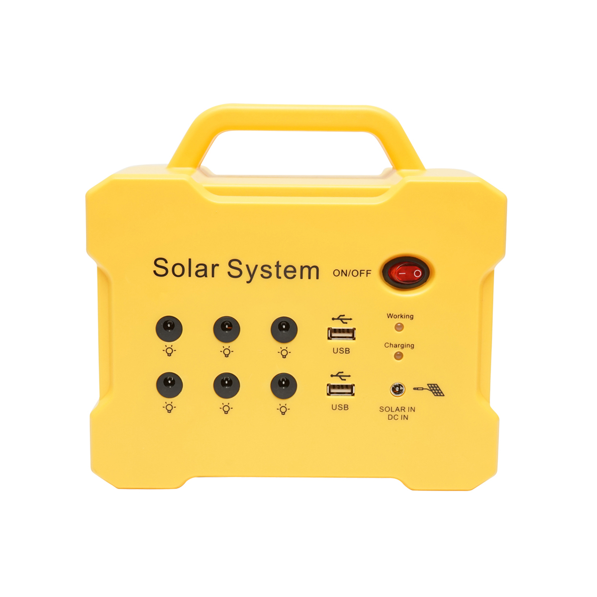 Sistem panou solar policristalin 18V/20W cu radio FM /MP3 si 2 becuri 12V/3W Breckner Germany – imagine 3