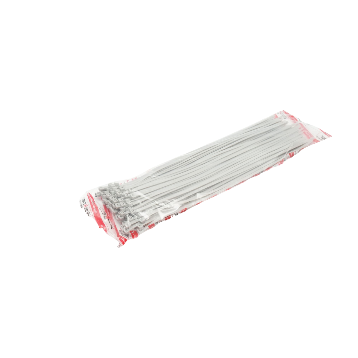 Colier, faseta plastic 4.8x380mm gri, set 100buc Breckner Germany