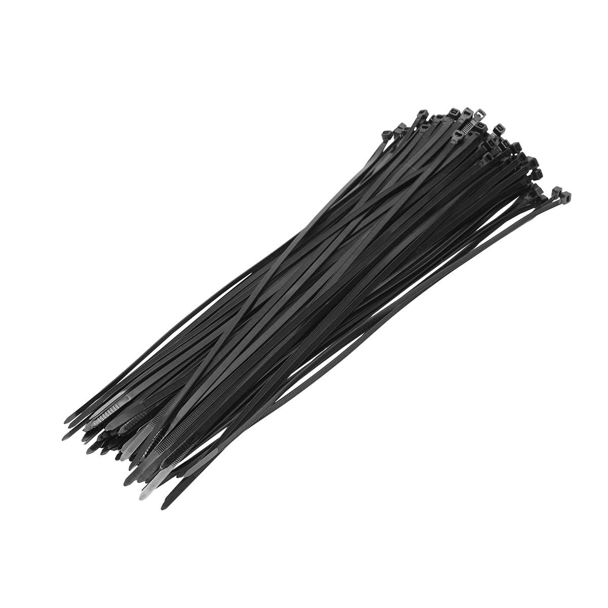 Faseta, colier plastic negru 4.8x380mm 100 buc/set Breckner Germany