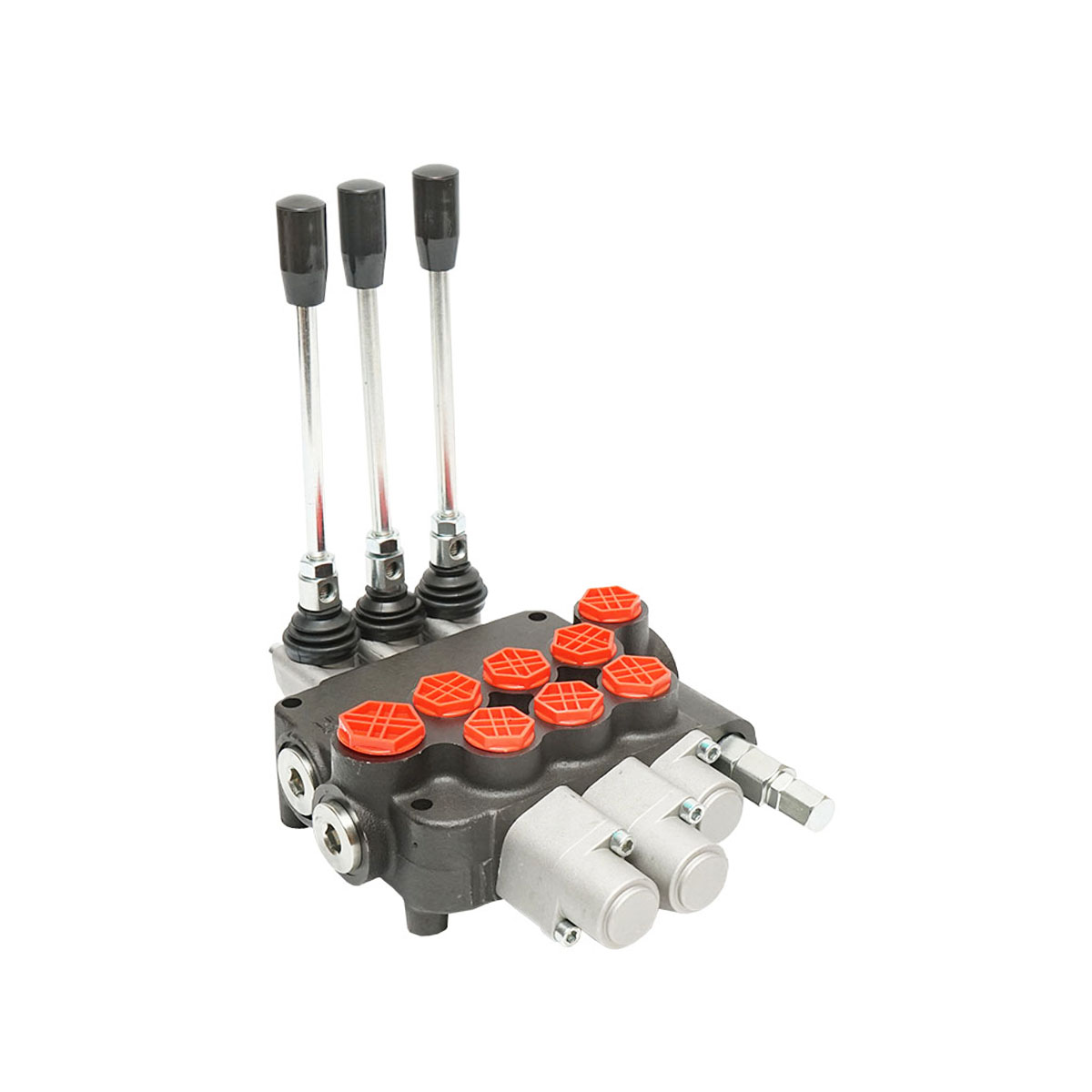 Distribuitor hidraulic cu 3 manete 2 flotante 80L/min. – imagine 4