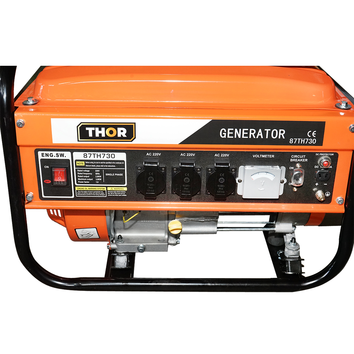 Generator electric 220V, 3KW pe benzina BS3500 Thor – imagine 6