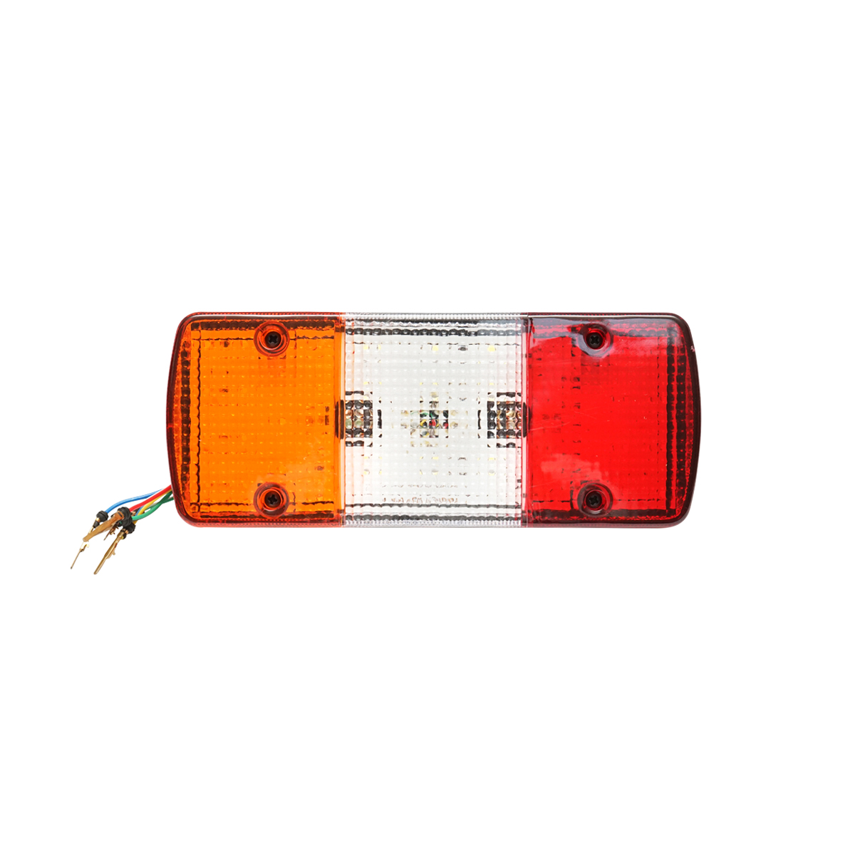 Lampa spate dreptunghiulara 28 LED-uri cu 3 compartimente 24V 
