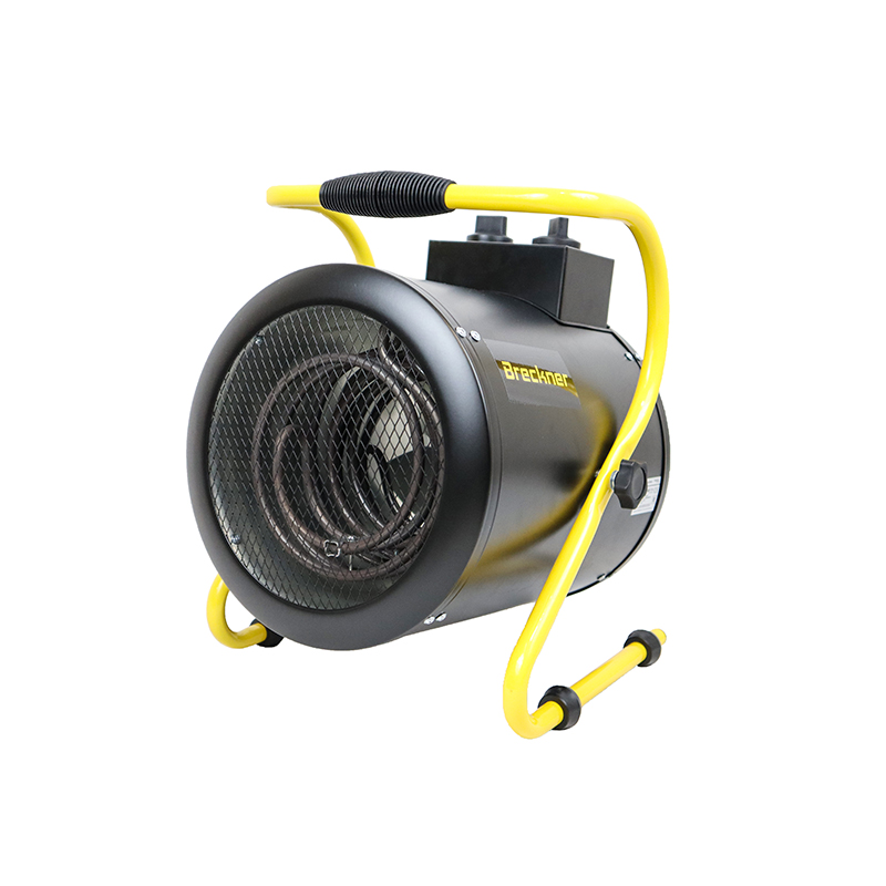 Termosuflanta electrica trifazata 380-400V, 5 kw, suprafata incalzita 48 mp, volum aer incalzit 411 mc/h, termostat, dubla protectie la supraincalzire Breckner Germany