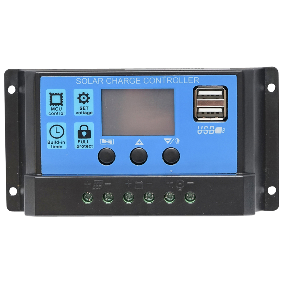 Regulator tensiune pentru panou solar 10A 12V 2X port USB Breckner Germany