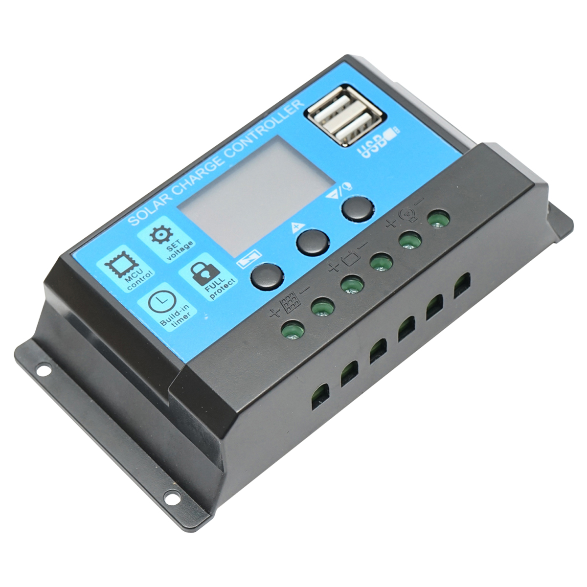 Regulator tensiune pentru panou solar 10A 12V 2X port USB Breckner Germany – imagine 2
