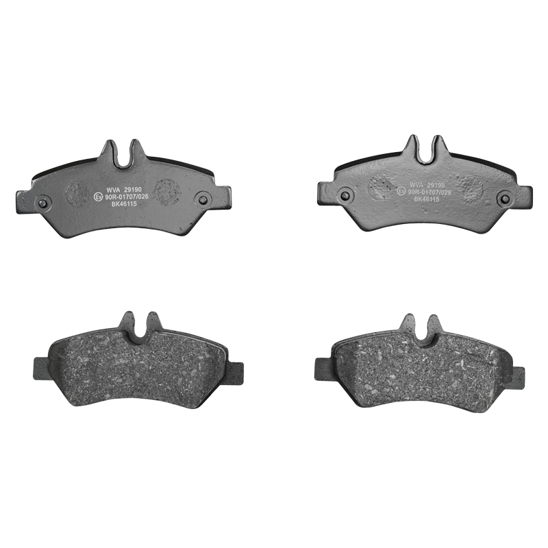 Set placute frana spate punte simpla pentru Mercedes Sprinter 906, VW Crafter cod OEM 0044206920, 0E0698451 Breckner Germany