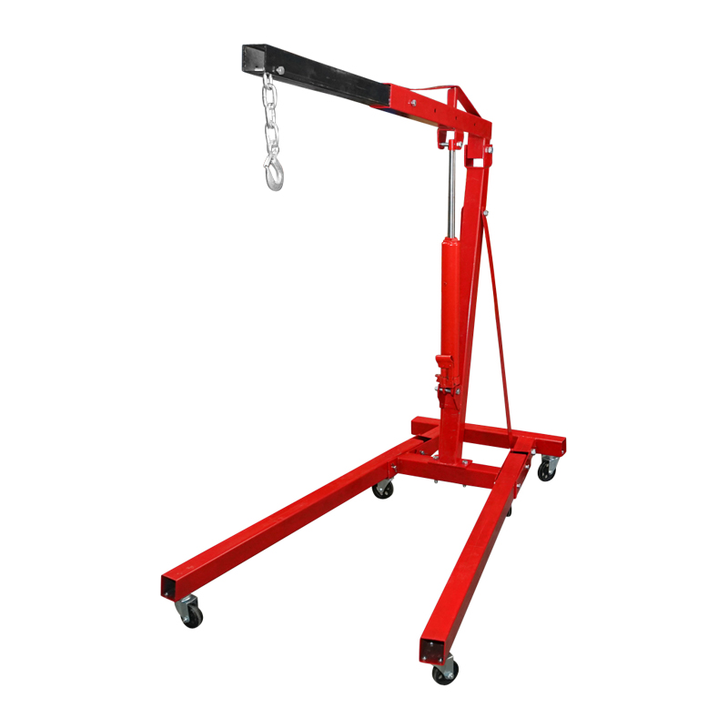 Macara hidraulica pliabila tip girafa pentru atelier 2T – imagine 3