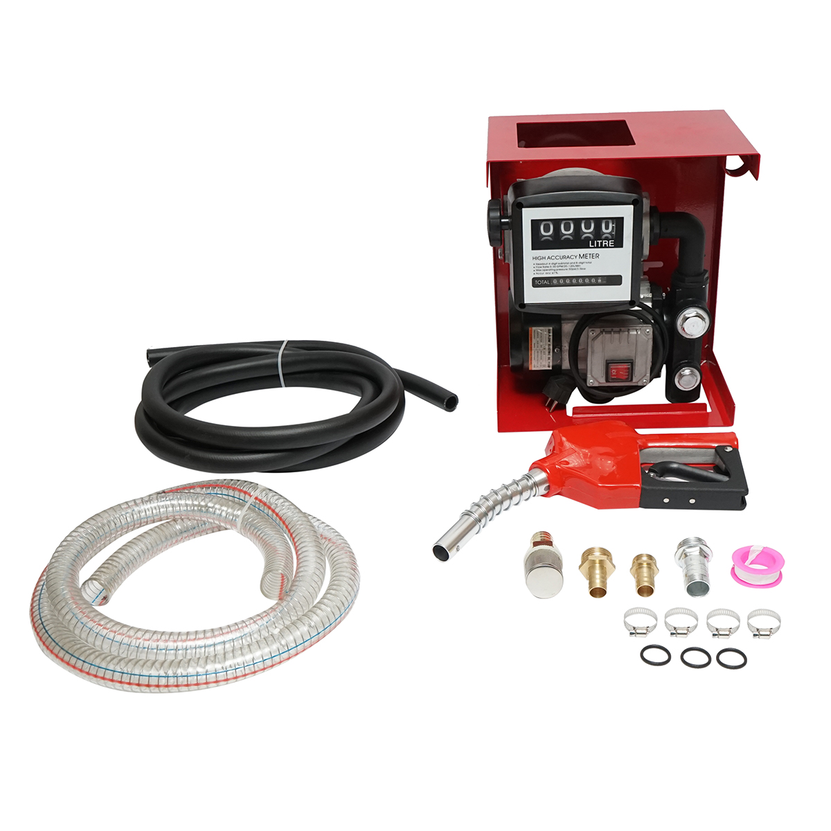 Kit pompa transfer motorina 220V 550W cu contor, furtun aspiratie 1,5m, furtun transfer 4m si pistol Breckner Germany Kit pompa transfer motorina 220V 550W cu contor, furtun aspiratie 1,5m, furtun transfer 4m si pistol Breckner Germany